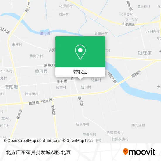 北方广东家具批发城A座地图