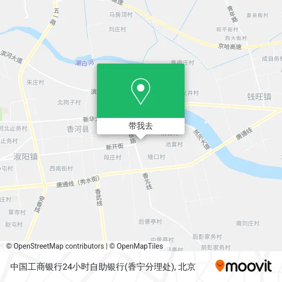 中国工商银行24小时自助银行(香宁分理处)地图