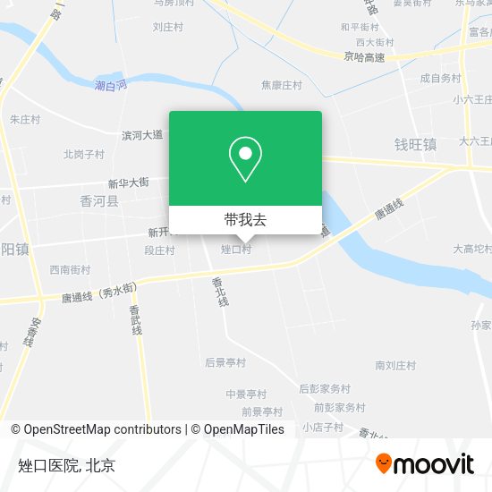 矬口医院地图