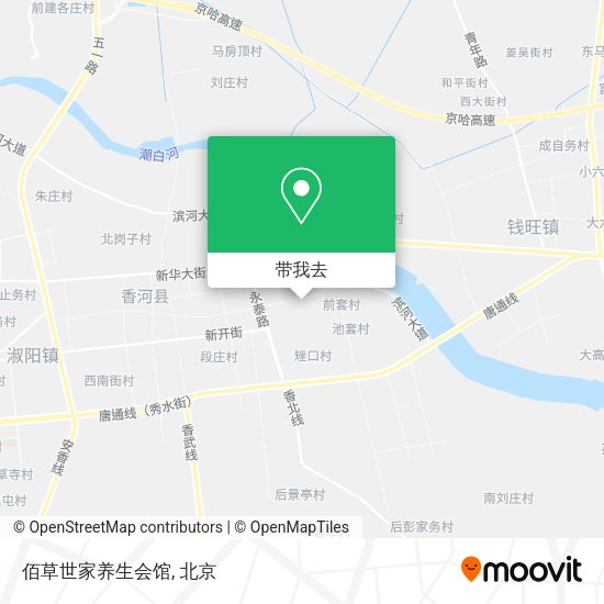 佰草世家养生会馆地图