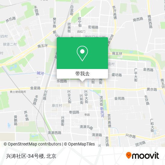 兴涛社区-34号楼地图