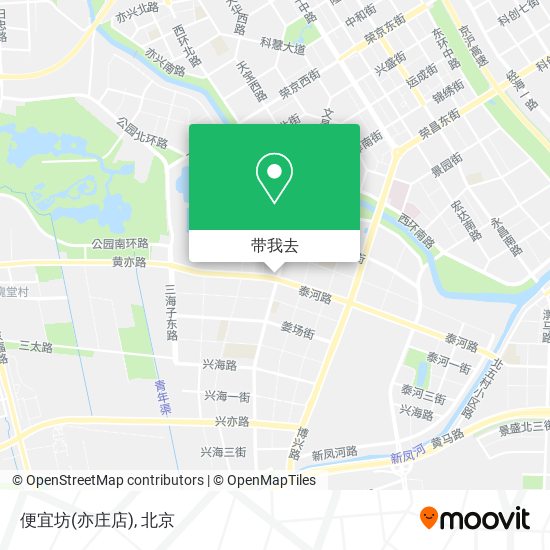 便宜坊(亦庄店)地图