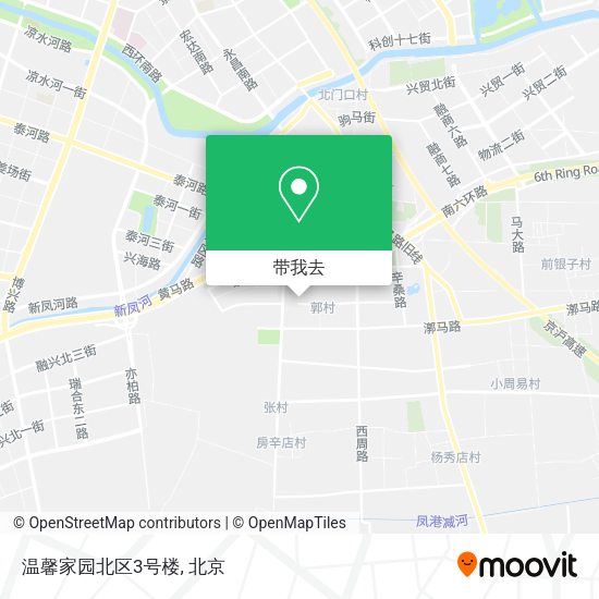 温馨家园北区3号楼地图