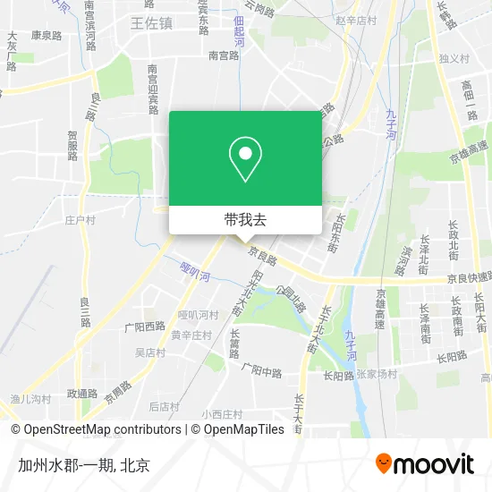 加州水郡-一期地图