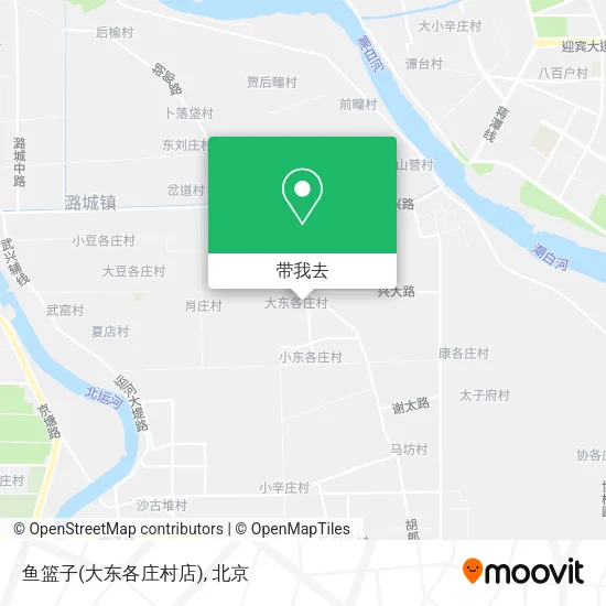 鱼篮子(大东各庄村店)地图
