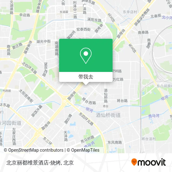 北京丽都维景酒店-烧烤地图
