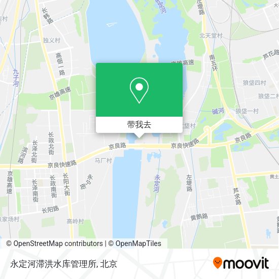 永定河滞洪水库管理所地图