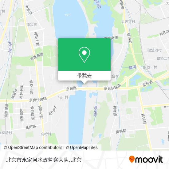 北京市永定河水政监察大队地图