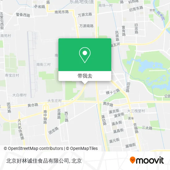 北京好林诚佳食品有限公司地图