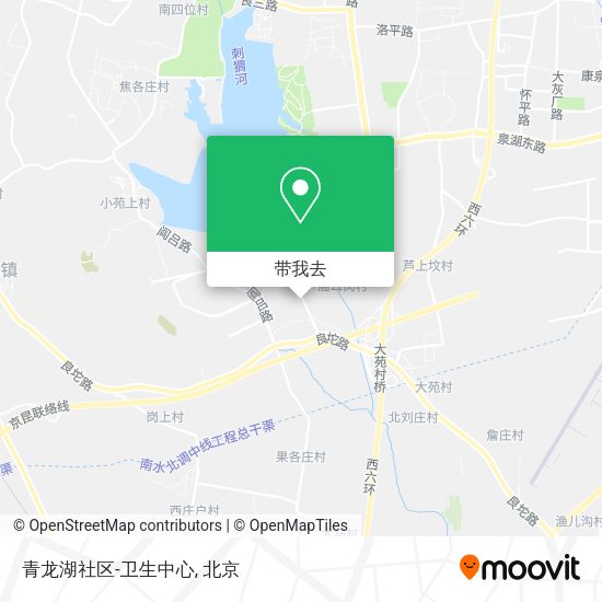 青龙湖社区-卫生中心地图