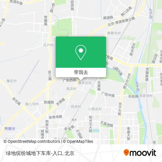 绿地缤纷城地下车库-入口地图