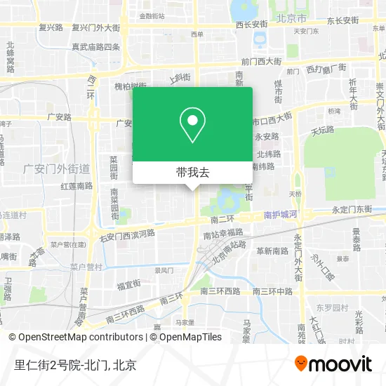 里仁街2号院-北门地图