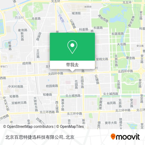北京百思特捷迅科技有限公司地图