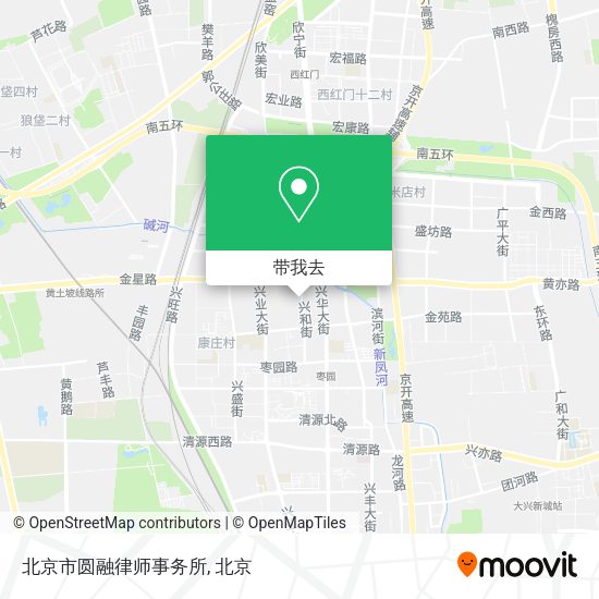 北京市圆融律师事务所地图