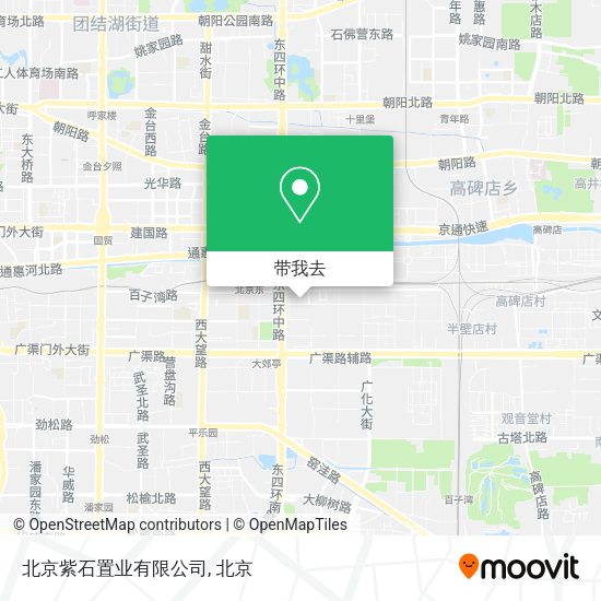 北京紫石置业有限公司地图