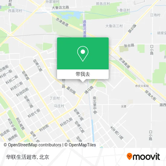 华联生活超市地图