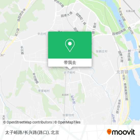 太子峪路/长兴路(路口)地图