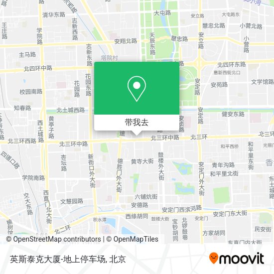 英斯泰克大厦-地上停车场地图