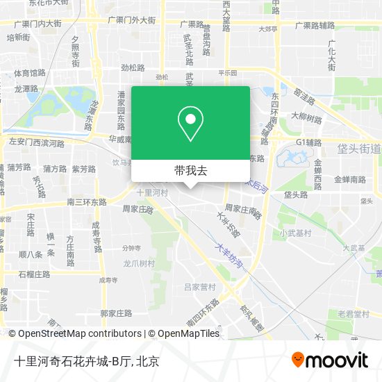 十里河奇石花卉城-B厅地图
