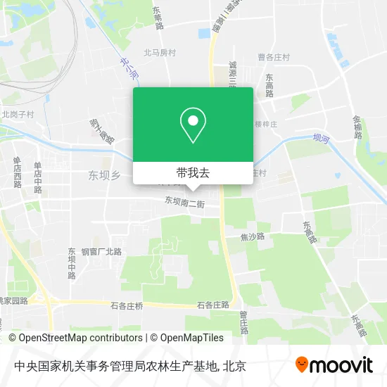 中央国家机关事务管理局农林生产基地地图