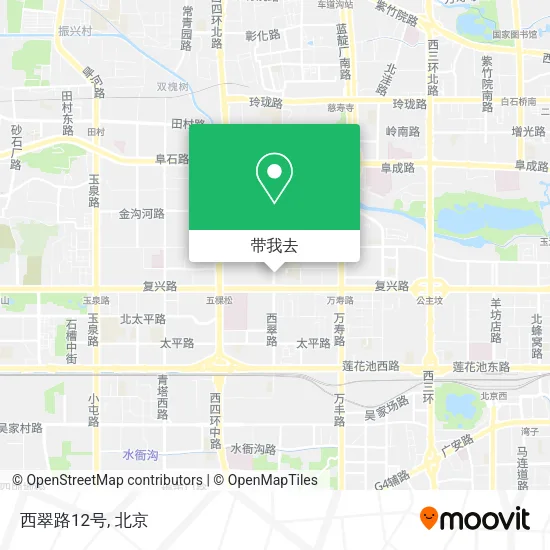 西翠路12号地图