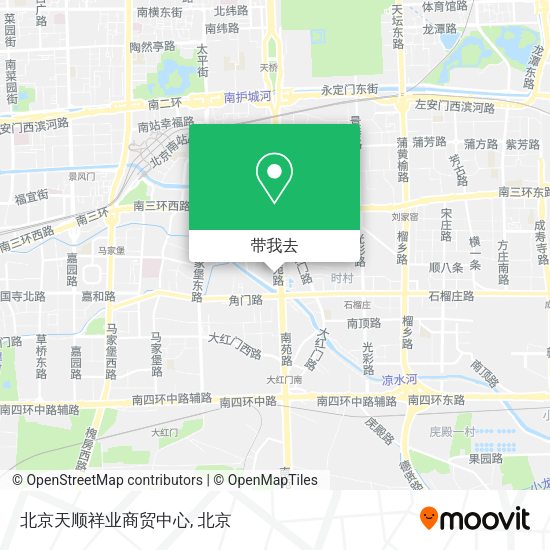 北京天顺祥业商贸中心地图