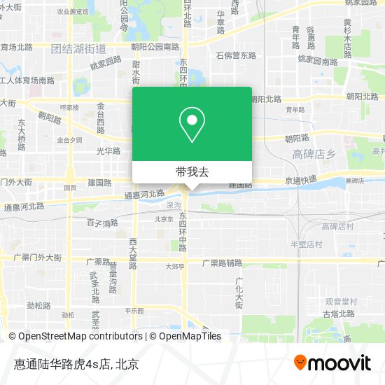 惠通陆华路虎4s店地图