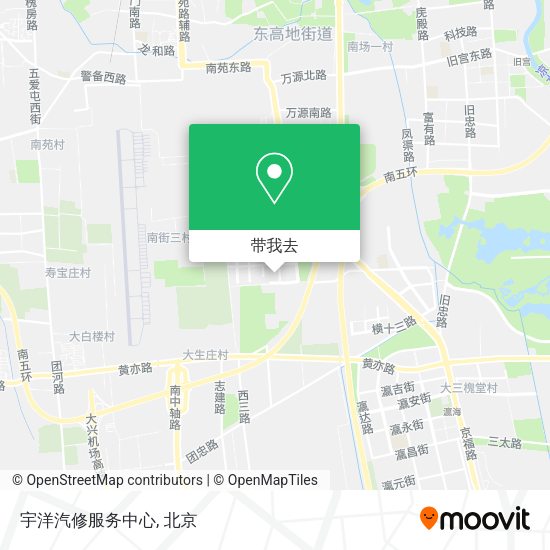 宇洋汽修服务中心地图