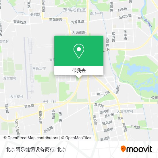 北京阿乐缝纫设备商行地图