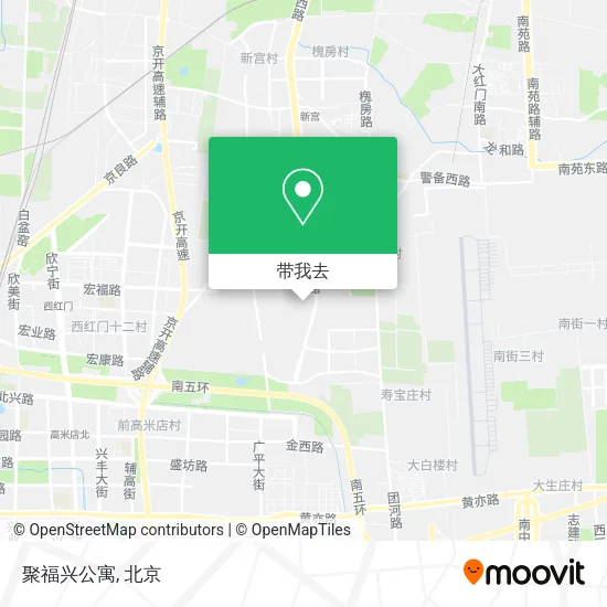 聚福兴公寓地图