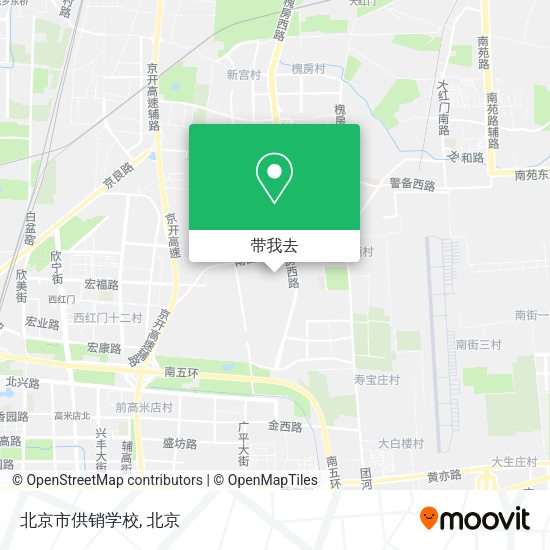 北京市供销学校地图