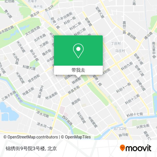 锦绣街9号院3号楼地图