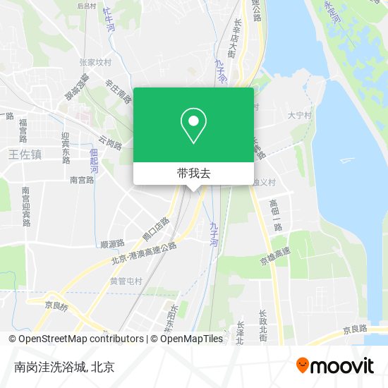 南岗洼洗浴城地图