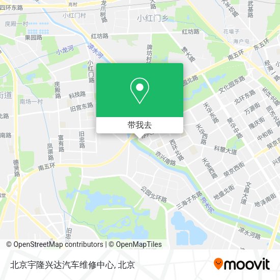 北京宇隆兴达汽车维修中心地图
