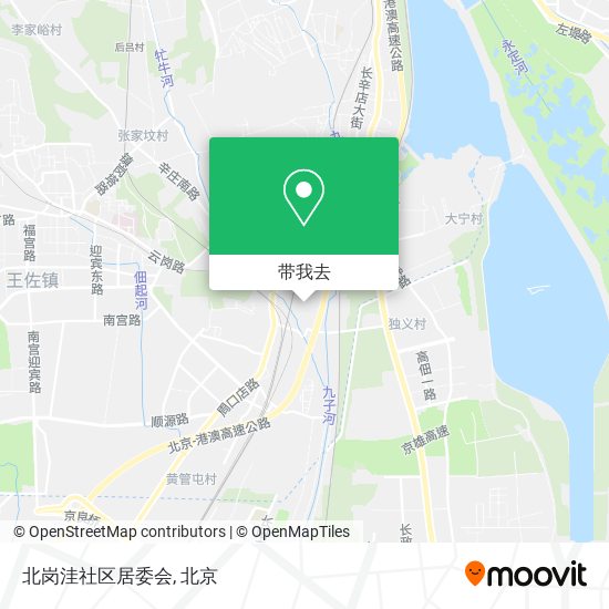 北岗洼社区居委会地图