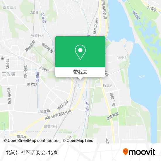 北岗洼社区居委会地图
