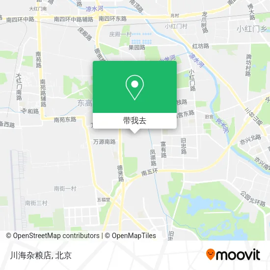 川海杂粮店地图