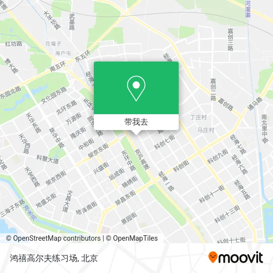 鸿禧高尔夫练习场地图