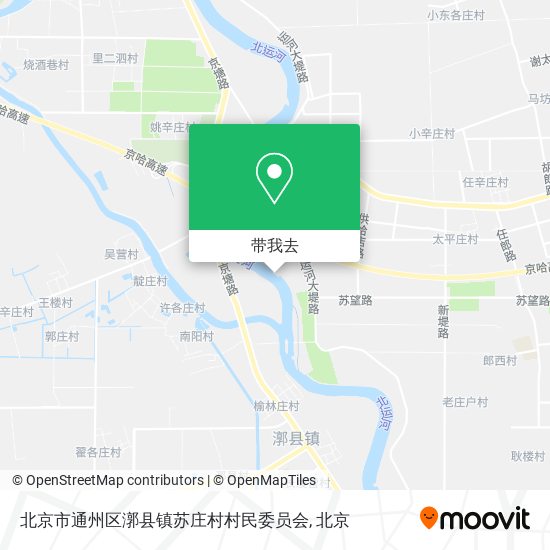 北京市通州区漷县镇苏庄村村民委员会地图