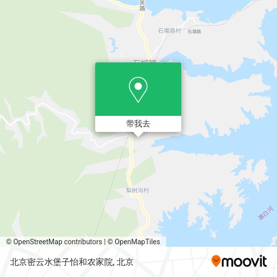 北京密云水堡子怡和农家院地图