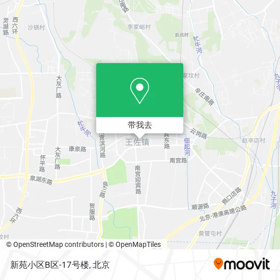 新苑小区B区-17号楼地图