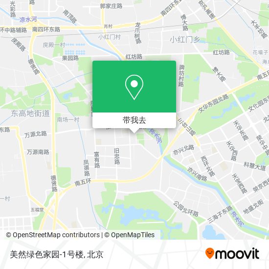美然绿色家园-1号楼地图