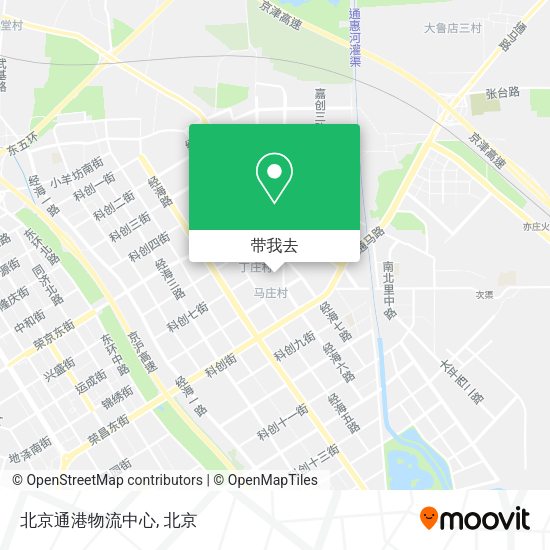 北京通港物流中心地图