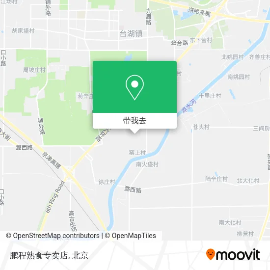 鹏程熟食专卖店地图