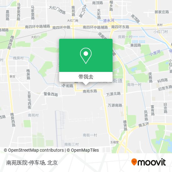 南苑医院-停车场地图
