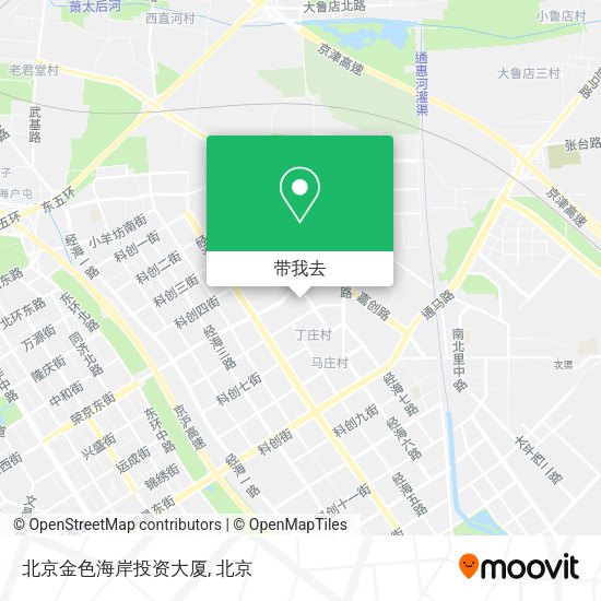 北京金色海岸投资大厦地图