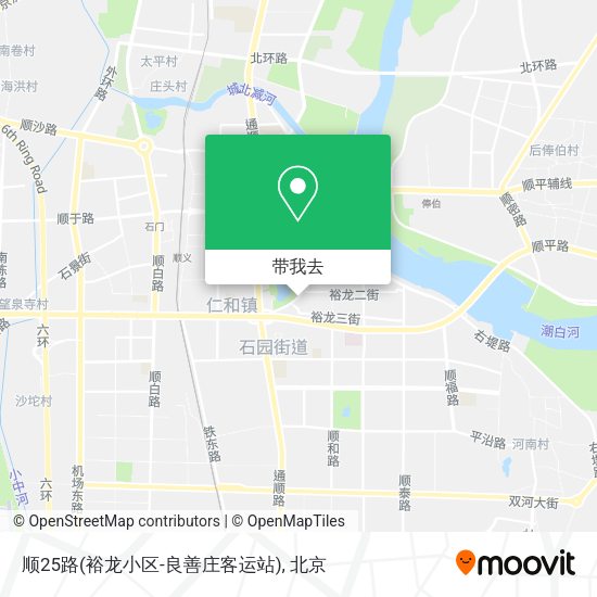 顺25路(裕龙小区-良善庄客运站)地图