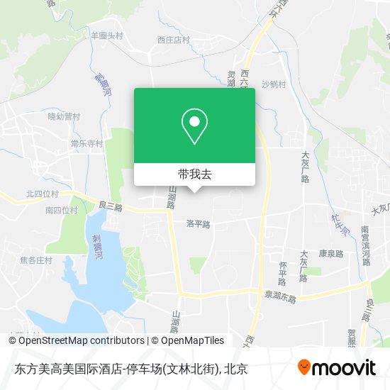 东方美高美国际酒店-停车场(文林北街)地图