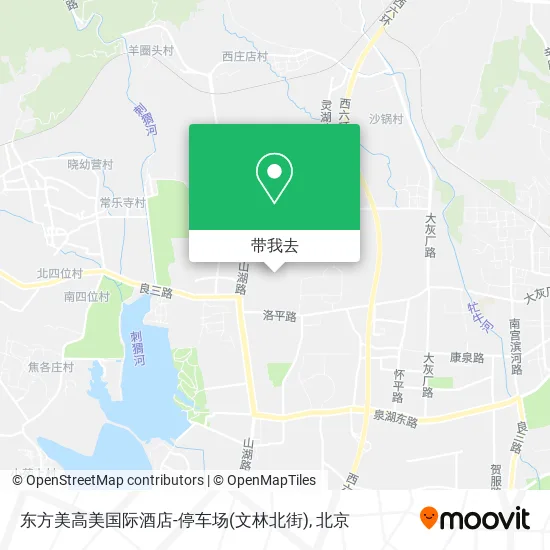 东方美高美国际酒店-停车场(文林北街)地图