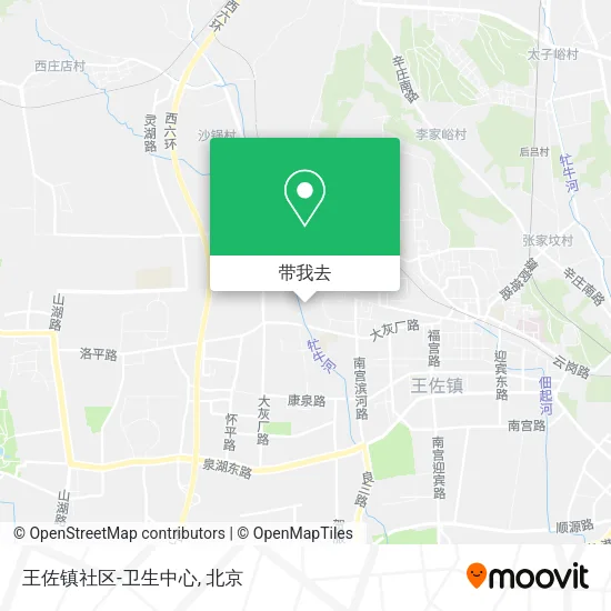 王佐镇社区-卫生中心地图